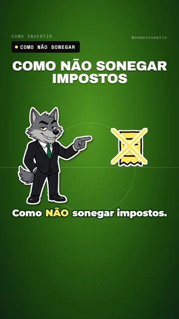 Vídeo: como não sonegar impostos, com o lobo